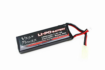 Аккумулятор Himoto Li-pol 7.4V 1500mAh, 25C, 2s1p, MiniTamiya - LP7415