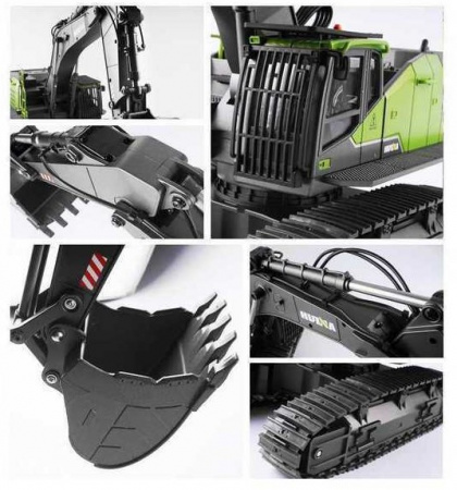 Радиоуправляемый экскаватор HUI NA TOYS масштаб 1:14 2.4G - HN1593