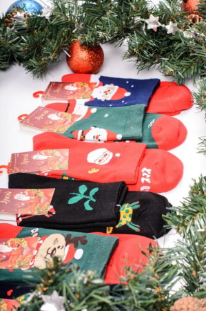 Носки мужские "Новый год", набор 5шт., р-р 41-47