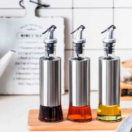 Дозатор для масла стеклянный с пробкой 300 ml