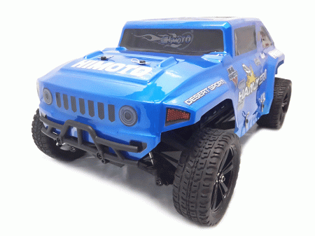 Радиоуправляемый монстр Himoto Hamer Brushless 4WD  2.4GHz 1/18 RTR + Li-Po и З/У E18HML