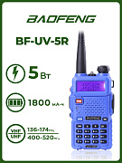 Радиостанция Baofeng UV-5R (синяя)