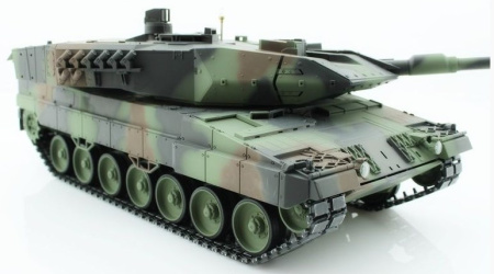 Р/У танк Taigen 1/16 Leopard 2 A6 (Германия) дым V3 2.4G RTR