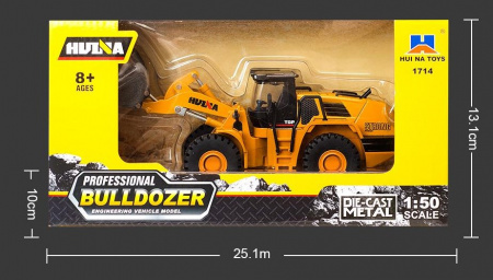 Бульдозер HUI NA TOYS масштаб 1:50 - HN1714 Бульдозер HUI NA TOYS масштаб 1:50 - HN1714