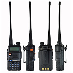 Радиостанция Baofeng UV-5R, Черная (2 шт. в комплекте) (Черный) Радиостанция Baofeng UV-5R, Черная (2 шт. в комплекте) (Черный)