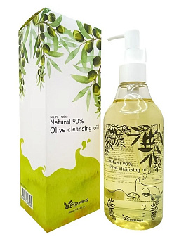 Elizavecca] Гидрофильное масло ОЛИВА Natural 90% Olive Cleansing Oil, 300 мл