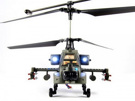 Вертолет Syma S023 на радиоуправлении, cредний(30см) 3-канальный,без гироскопа. арт.S023