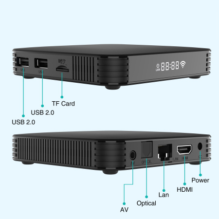 Андроид ТВ приставка DGMedia X4 Plus S905X4 4Gb/64Gb Андроид ТВ приставка DGMedia X4 Plus S905X4 4Gb/64Gb