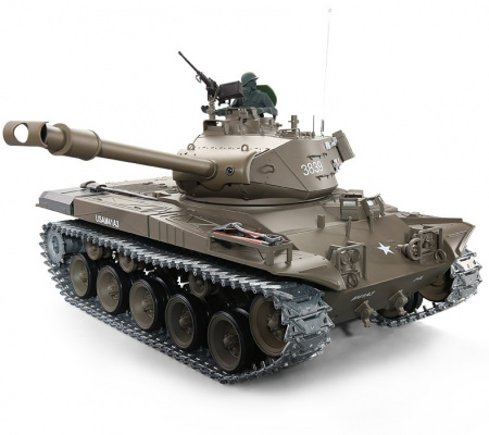 Радиоуправляемый танк Heng Long US M41A3 Bulldog масштаб 1:16 2.4 G - 3839-1 V7.0