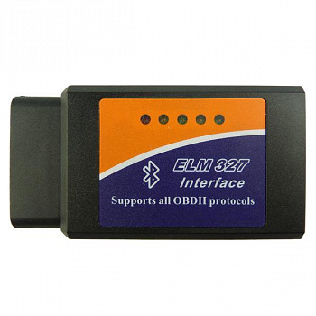 Автомобильный автосканер ELM327 OBD2 v1.5 Bluetooth на чипе PIC18F25K80 
