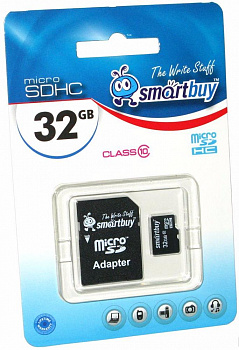 Карта памяти Smart Buy Micro SDHC 32Gb 10 class