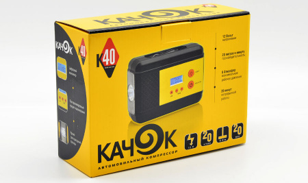 Компрессор автомобильный портативный  Качок K40