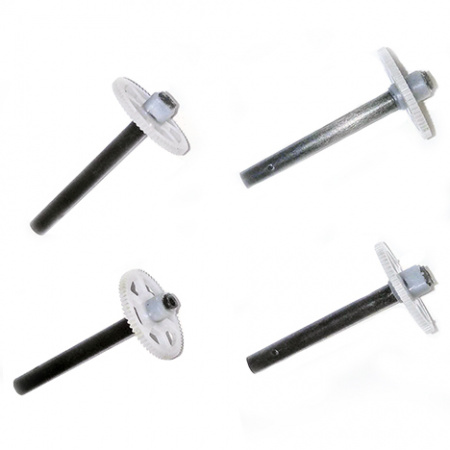 Вал с шестеренкой Wltoys V222, 4 шт. - V222-03