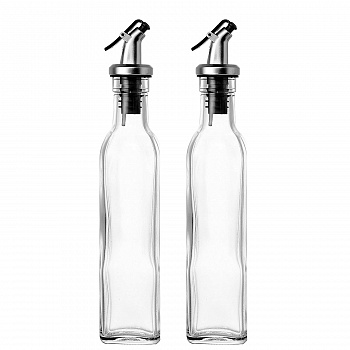 Дозатор для масла стеклянный с пробкой (упаковка 2 штуки по 150 ml)