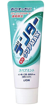 LION ЯПОНИЯ Зубная паста НАТУРАЛЬНАЯ МЯТА Dentor Clear MAX Natural Mint, 140г