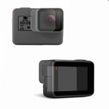 Защитное стекло для экрана и линз спортивных камер