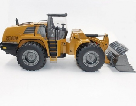 Радиоуправляемый погрузчик бульдозер HUI NA TOYS масштаб 1:14 2.4G - HN1583
