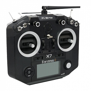 Пульт FrSky Taranis Q X7 (черный), 16 каналов (без приемника)