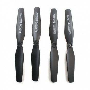 Комплект черных лопастей для квадрокоптера Syma X5H - X5HW-02B | X5HC-02B