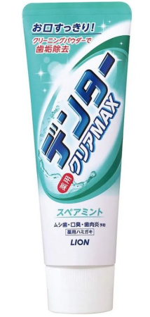 LION ЯПОНИЯ Зубная паста НАТУРАЛЬНАЯ МЯТА Dentor Clear MAX Natural Mint, 140г