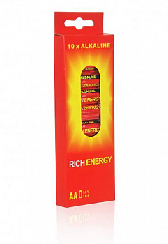 Батарейки Rich Energy AA LR6 alkaline (10шт.), RE-LR6