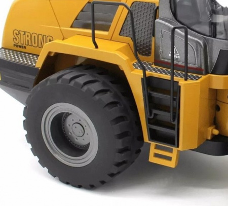 Радиоуправляемый погрузчик бульдозер HUI NA TOYS масштаб 1:14 2.4G - HN1583