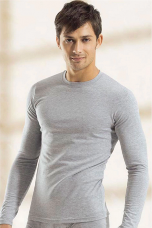 Футболка мужская Ozkan с длинным рукавом , серый