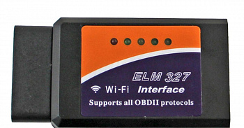 Автомобильный автосканер ELM327 OBD2 v1.5 WiFi на чипе PIC18F25K80 