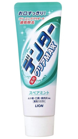 LION ЯПОНИЯ Зубная паста МЯТА Dentor Clear MAX Spearmint, 140г