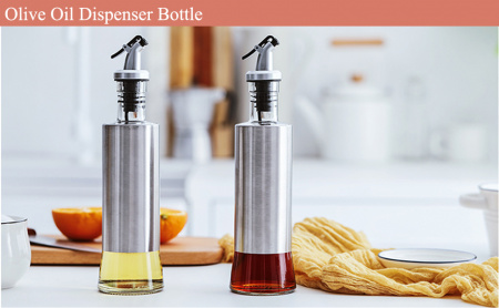 Дозатор для масла стеклянный с пробкой 300 ml