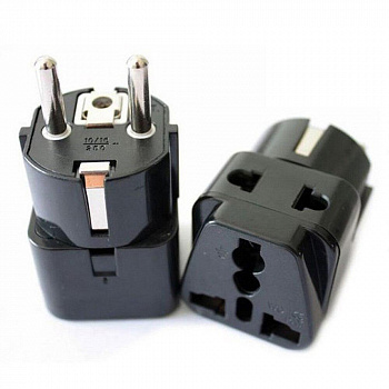 Универсальный переходник на евро-розетку (AU/US/UK-EU)