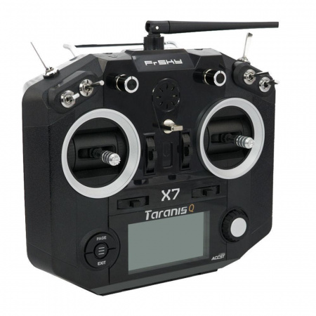 Пульт FrSky Taranis Q X7 (черный), 16 каналов (без приемника)