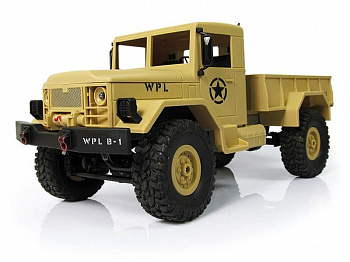 Радиоуправляемый краулер Military Truck 4WD RTR масштаб 1:16 2.4G .WPLB-14-Yellow